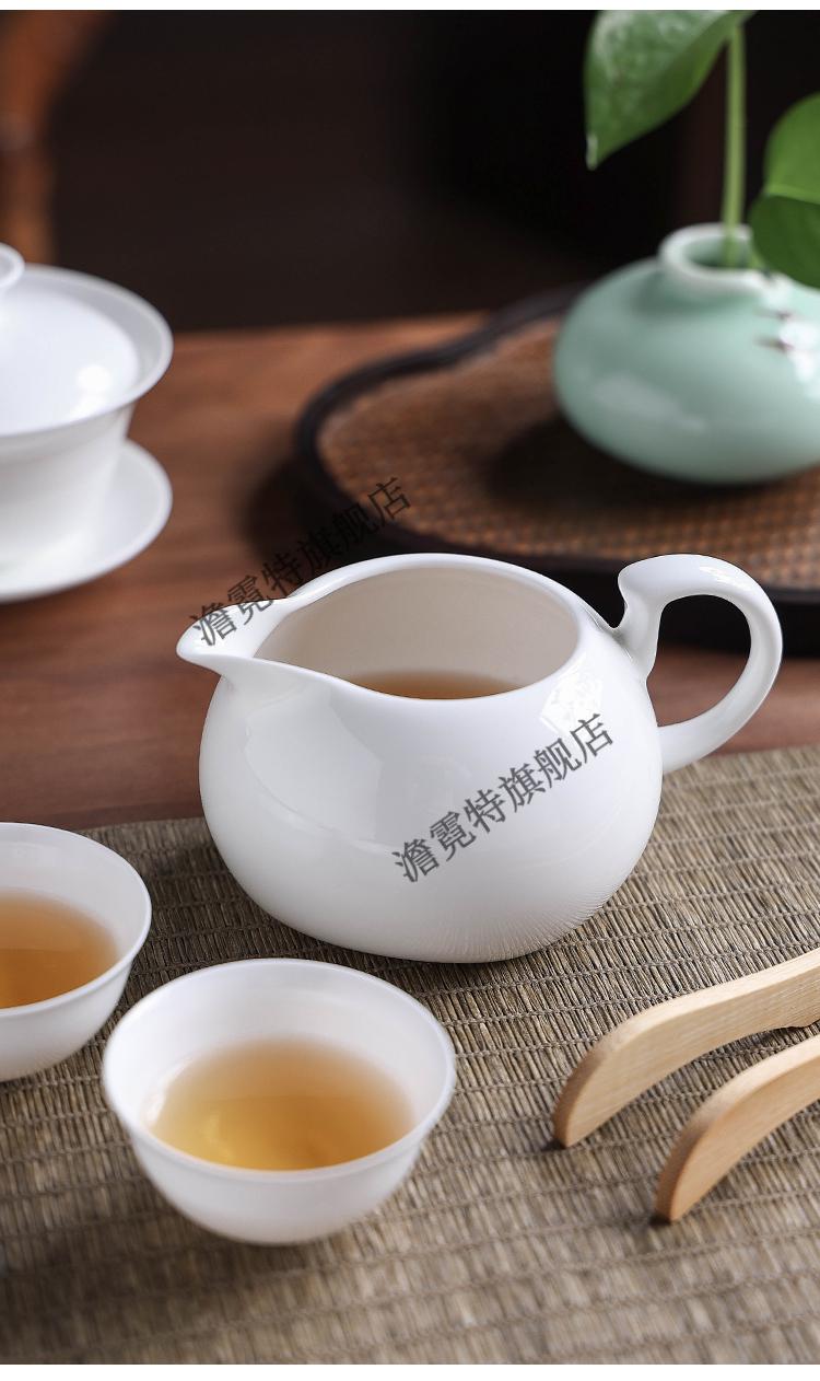 潮汕工夫骨瓷茶杯潮汕陶瓷骨瓷白色小号盖碗茶碗茶杯潮州功夫茶具套装