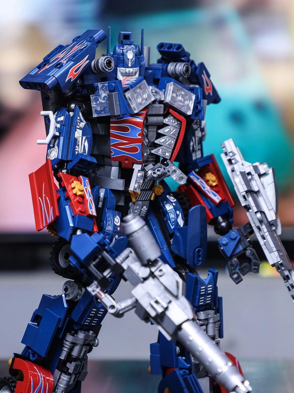 乐高(lego)擎天柱乐高积木变形机器人大金刚黄蜂男孩拼装玩具模型巨大