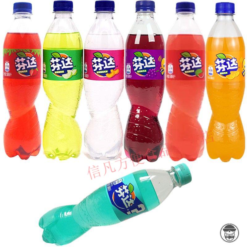 t芬达茉莉蜜桃气泡果汁草莓味蜜桃味苹果桃味西瓜碳酸饮芬达西瓜味500