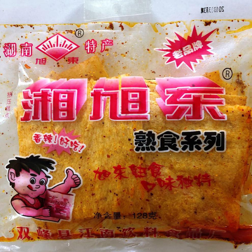 旭东辣片湖南特产旭东麻辣片辣条湘旭东辣片怀旧零食手工网红老式大辣