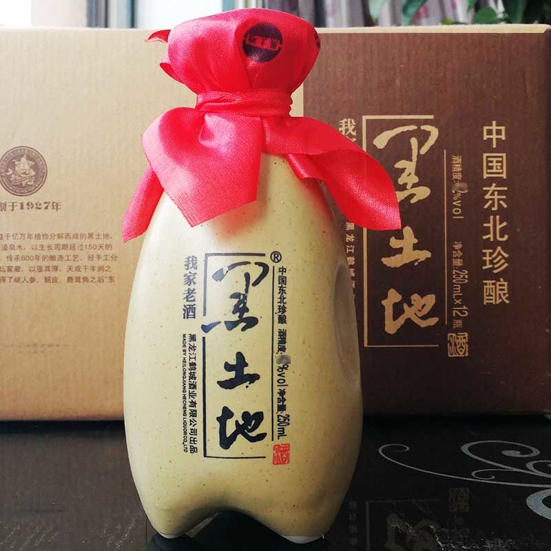 东北黑土地酒 我家老酒 42度 东北纯粮酒 半斤装250mlx6瓶 250ml*6瓶