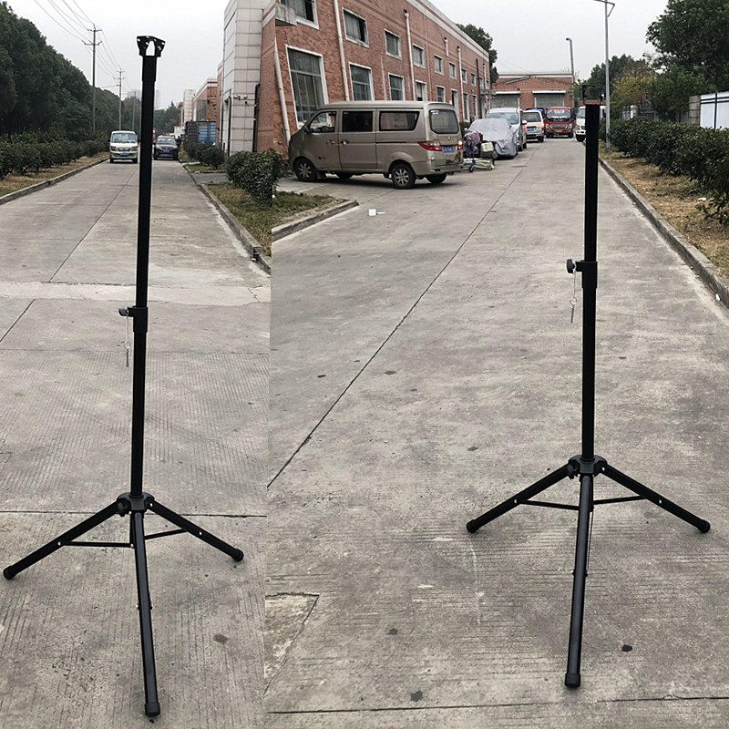 监控伸缩支架海康人脸识别测温摄像机支架加长摄像头三脚架cyyk酒红色