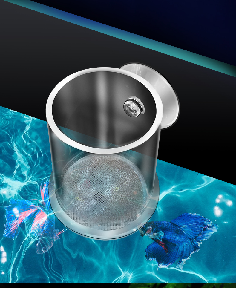 好品优选鱼池自动喂食器鱼缸喂食器小型孔雀鱼喂鱼管半自动丰年虾幼虫