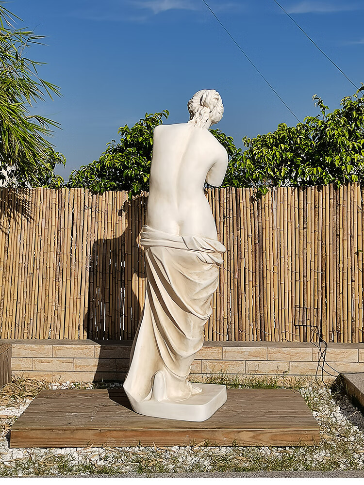 断臂维纳斯摆件 西方断臂维纳斯玻璃钢雕塑摆件仿石膏艺术雕像大型