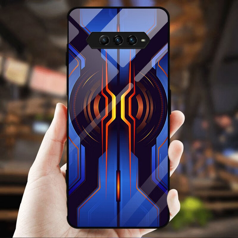 奢狼小米黑鲨4s手机壳炫酷黑鲨4spro防摔玻璃壳高颜值黑鲨4个性定制