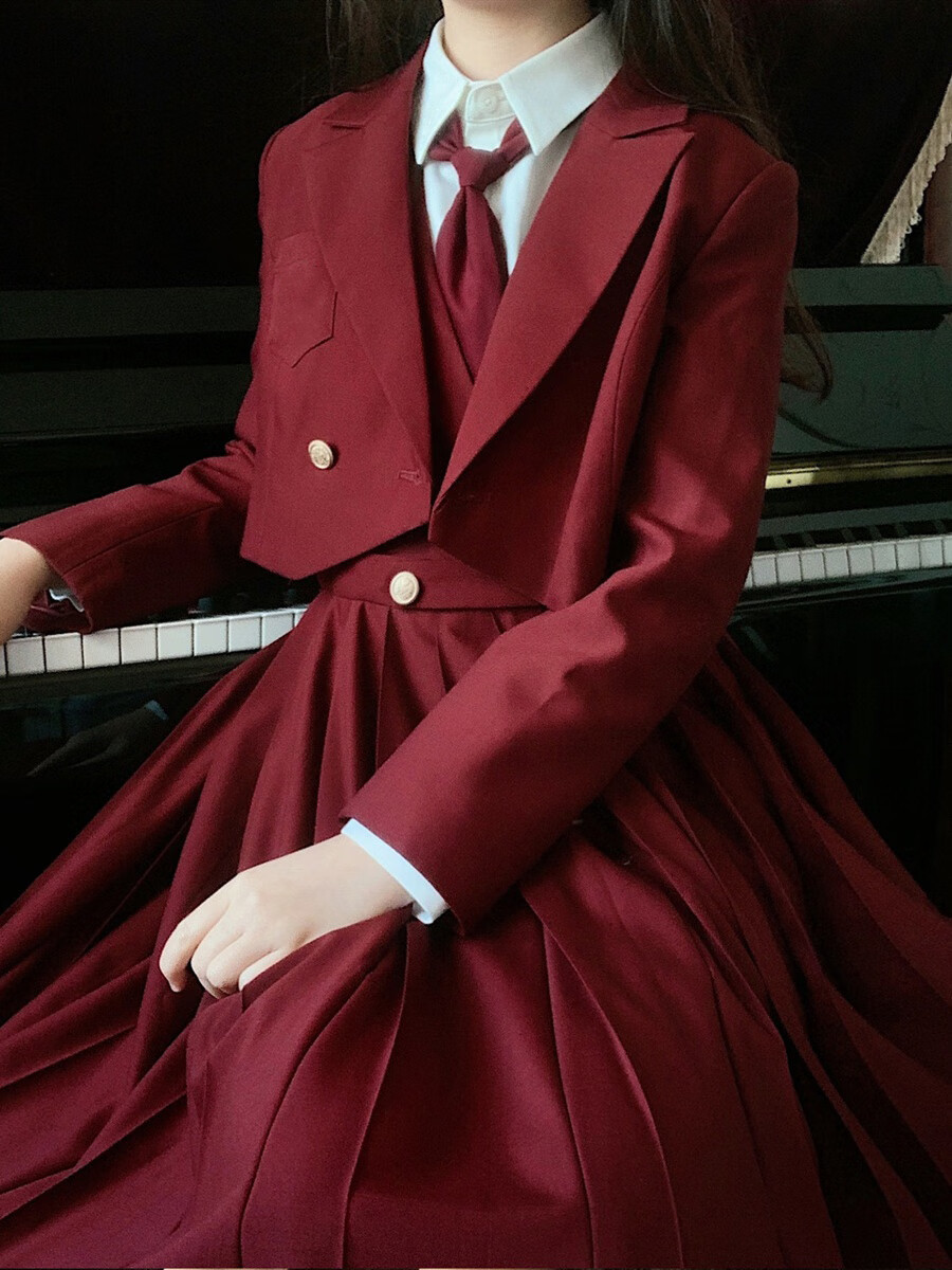 春夏必备 水手服红色护奶裙基础款jk制服套装正版女学生卡奶裙春季学