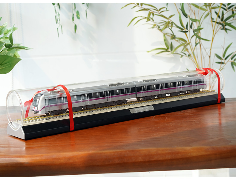 西安地铁模型168原厂模型西安地铁234号线静态轨道交通列车沙盘商务