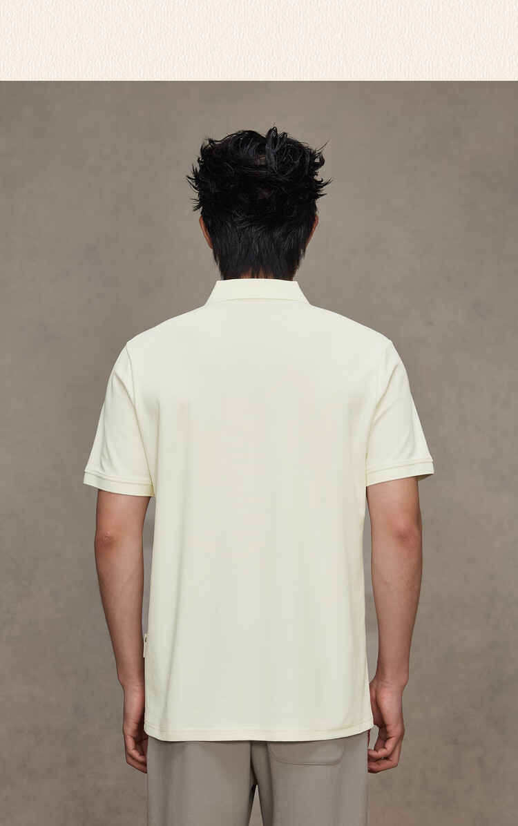 HLA Short-Sleeve Polo Shirt for Men, Yixin Cooling Sensation, Plus Size, Summer Wear 8