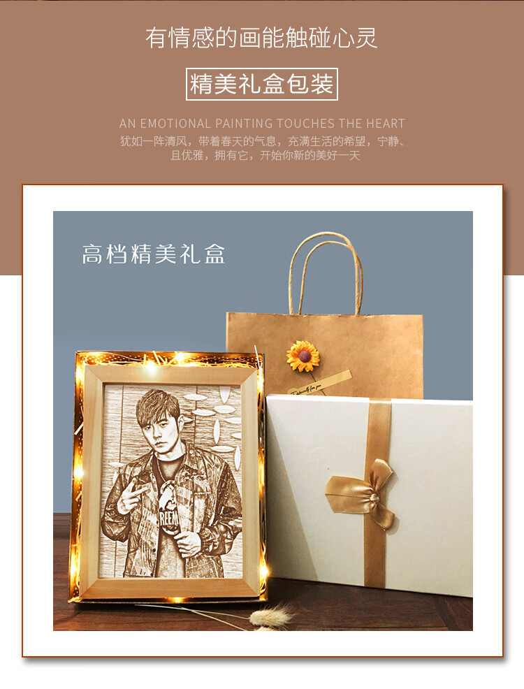 周杰伦定制周边相框纪念品 jaycn 周杰伦周边纪念品专辑海报创意相框