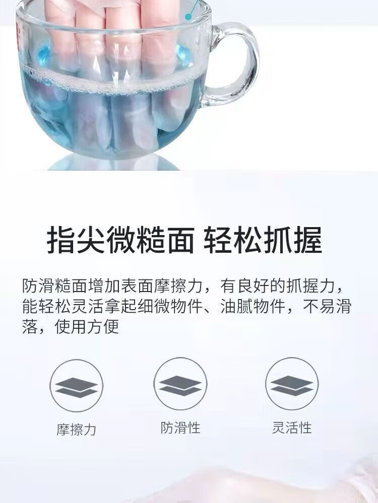 菲脂美妆工具 一次性手套餐饮厨房美容TPE手套1 2盒共200只