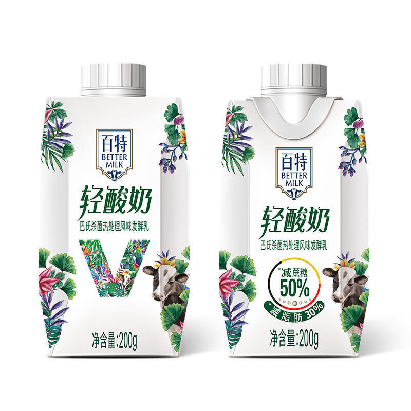 天友百特轻酸奶200g*10盒 常温酸奶早餐奶 200gx10盒 新日期【图片