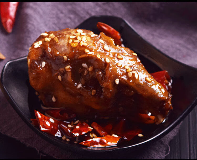 四川成都特产双流老妈兔头麻辣零食自贡熟食即食卤味小吃网红食品 4只