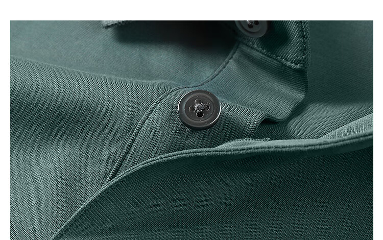 YOUNGOR [Mulberry Silk + Cool Touch] 2026 New Machine Washable Polo Shirt, Dark Gray, 2XL (Recommended for 165-180 Jin) 12