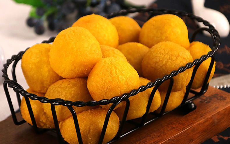 炸鸡油炸小吃下午茶点心冷冻半成品 安井香芋地瓜丸2袋(40个)【图片