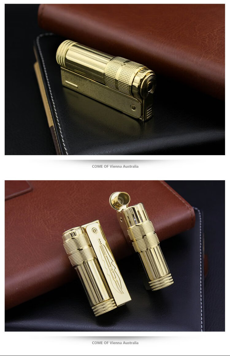 旗舰奥地利imco爱酷老式煤油打火机复古黄铜6700怀向菱 酋长【图片