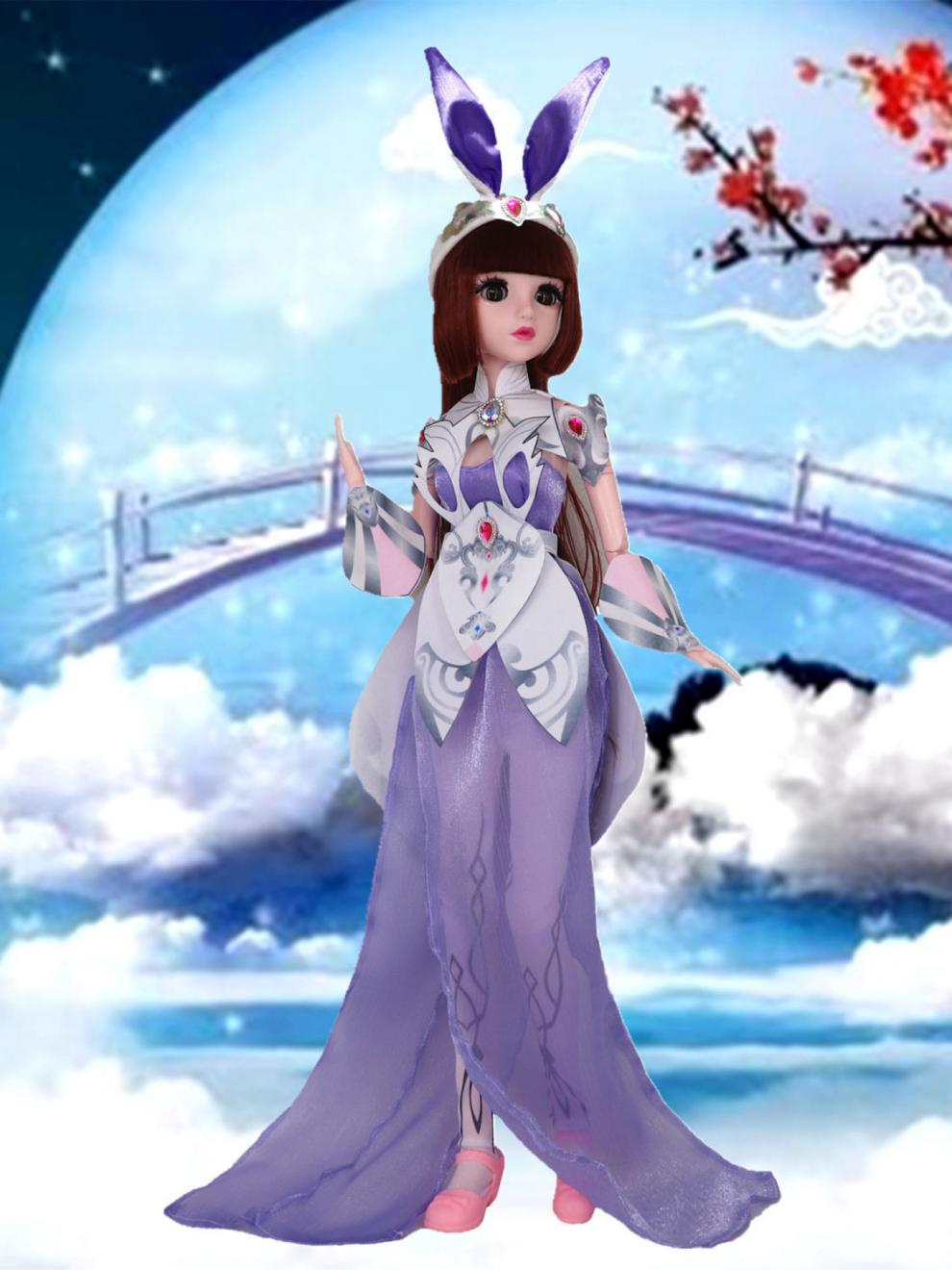 迪士尼(disney)同款斗罗大陆芭比小舞娃娃小五女孩儿童生日礼物人物