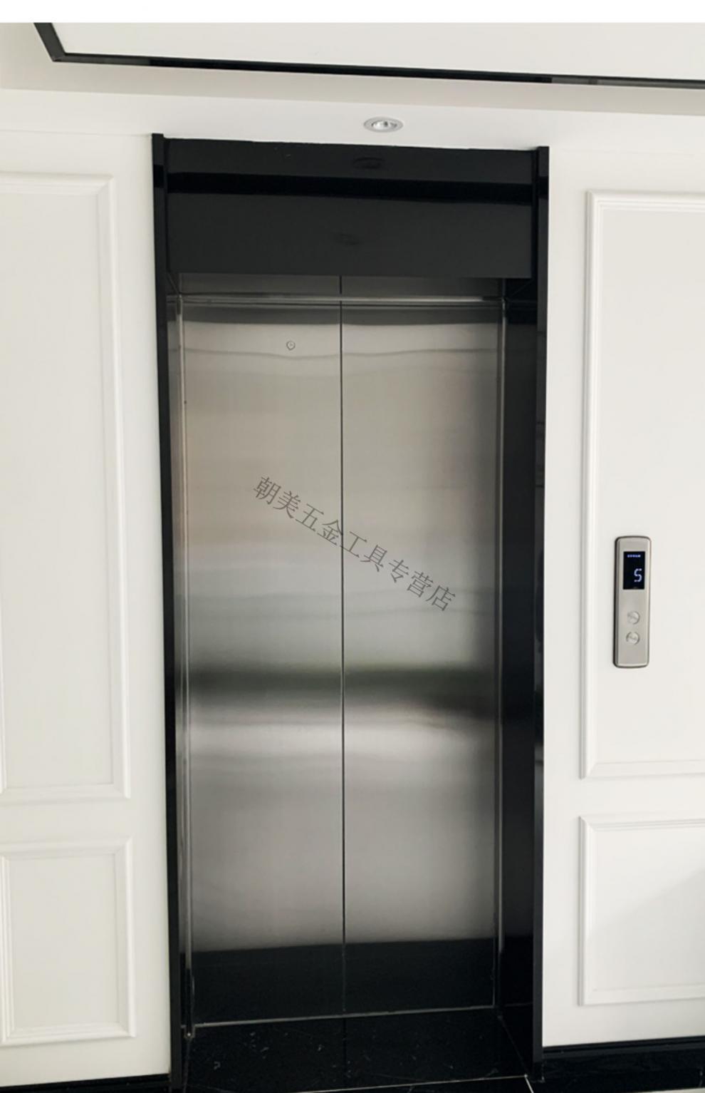 不锈钢包边门框304门套电梯哑光黑钛金金属踢脚线窗套垭口拱门套 黑色