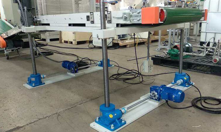 swl丝杆升降机手摇手动升降台轻小型提升平台电动四台联动螺杆 swl2.5