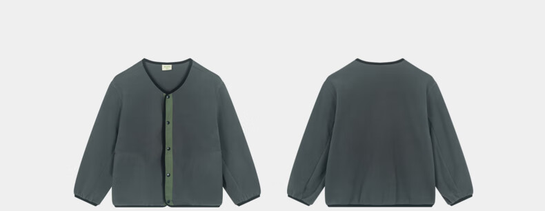 M.Latin Children's Jacket, Fall 2024 New Style, Unisex Big Kids Hooded Windbreaker, Army Green, 130cm 16