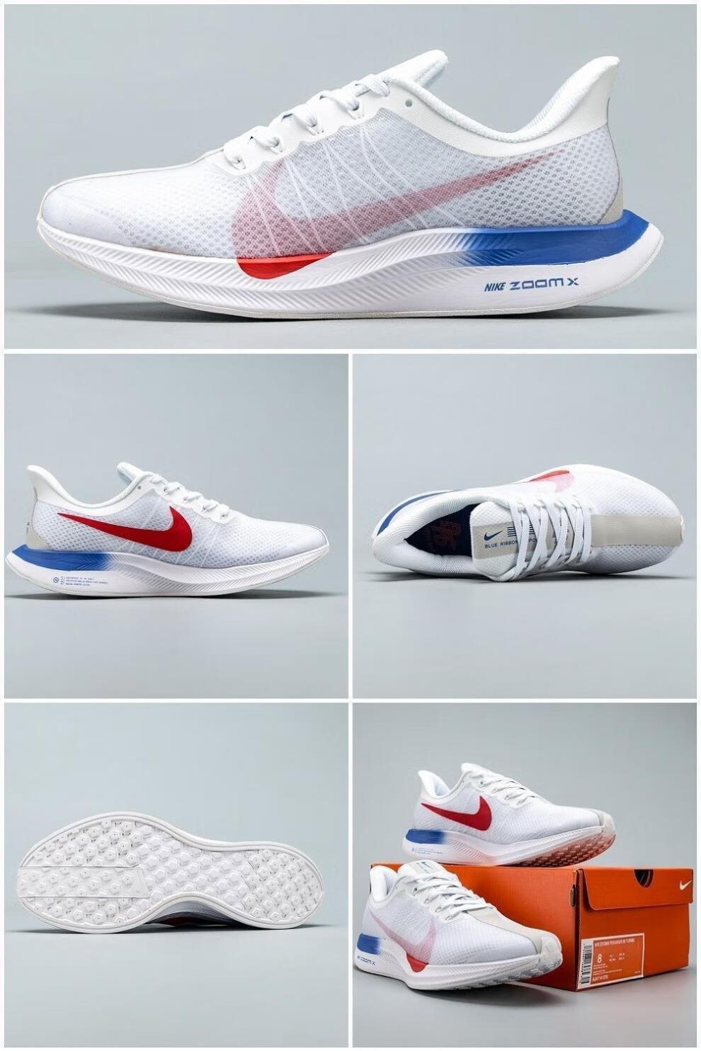 瑾讯5xzoom缓震气垫学生体考跑鞋男女运动鞋 法拉赫 公司品质 36 标准