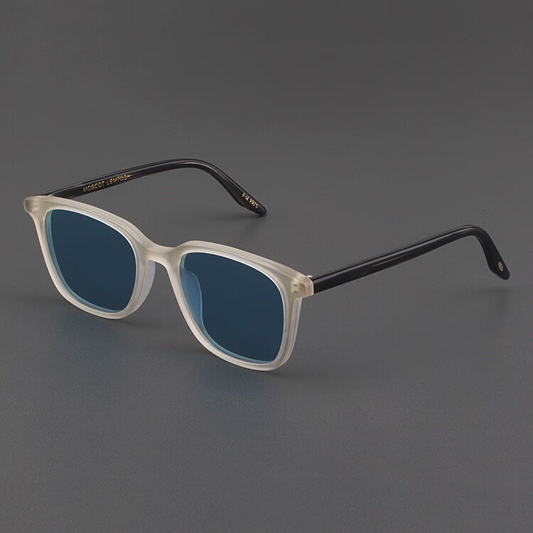 moscot太阳镜moscot lemtosh太阳镜男板材复古磨砂框偏光眼镜浅蓝色
