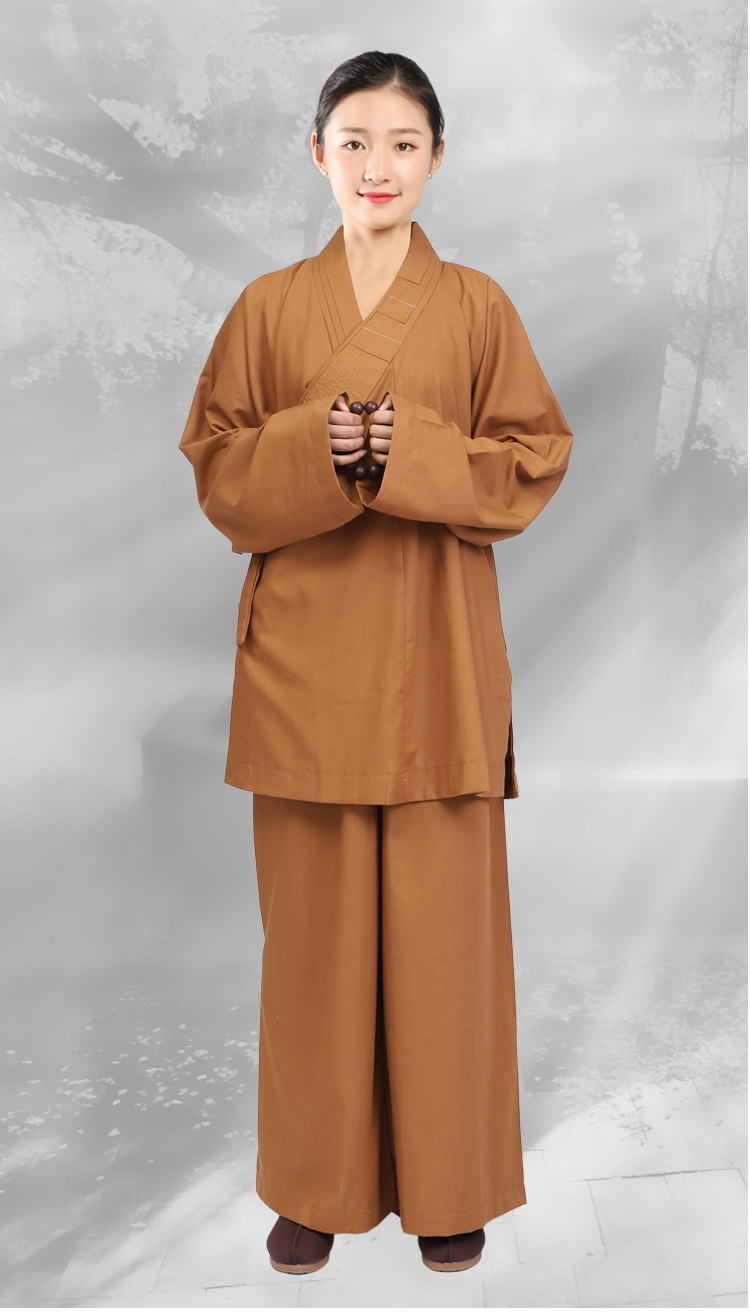 僧人僧服短褂罗汉褂棉麻佛教出家人师父和尚尼姑罗汉衫佛衣服僧衣小褂