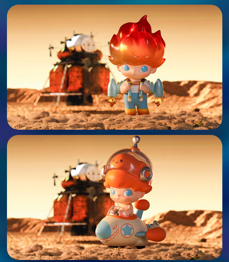 2022新款dimoo太空旅行系列盲盒 po·pmart泡·泡玛特潮流玩具女生