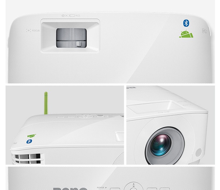 明基(benq)投影仪办公会议商务家用智能无线wifi手机同屏3d投影机