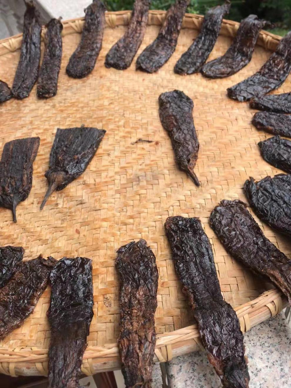 江西贵溪鹰潭特产农家味茄子干传统手工乡下土产品茄子干500g【图片