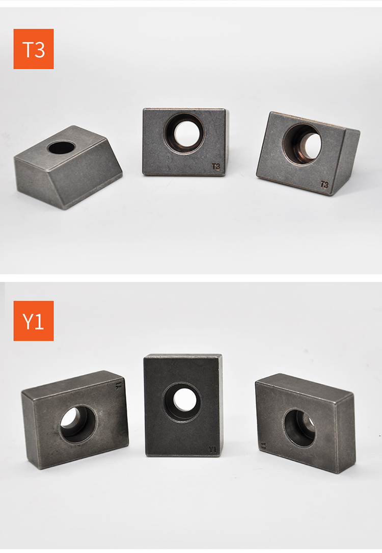 直线导轨固定块压块楔块 压板粉末冶金机床滑轨t1t2t3y34y5k1k2a3 y2