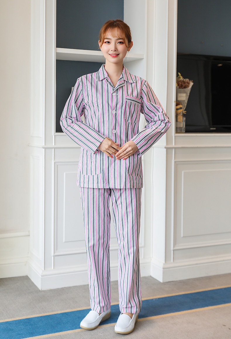 【标致性条纹】精神病衣服病号服病人服装医院患者服分体病员服睡衣