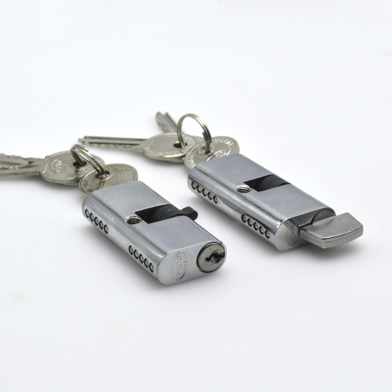 mico米高铝合金门锁锁芯有框玻璃门锁锁芯阳台门锁芯地锁锁芯单开锁芯