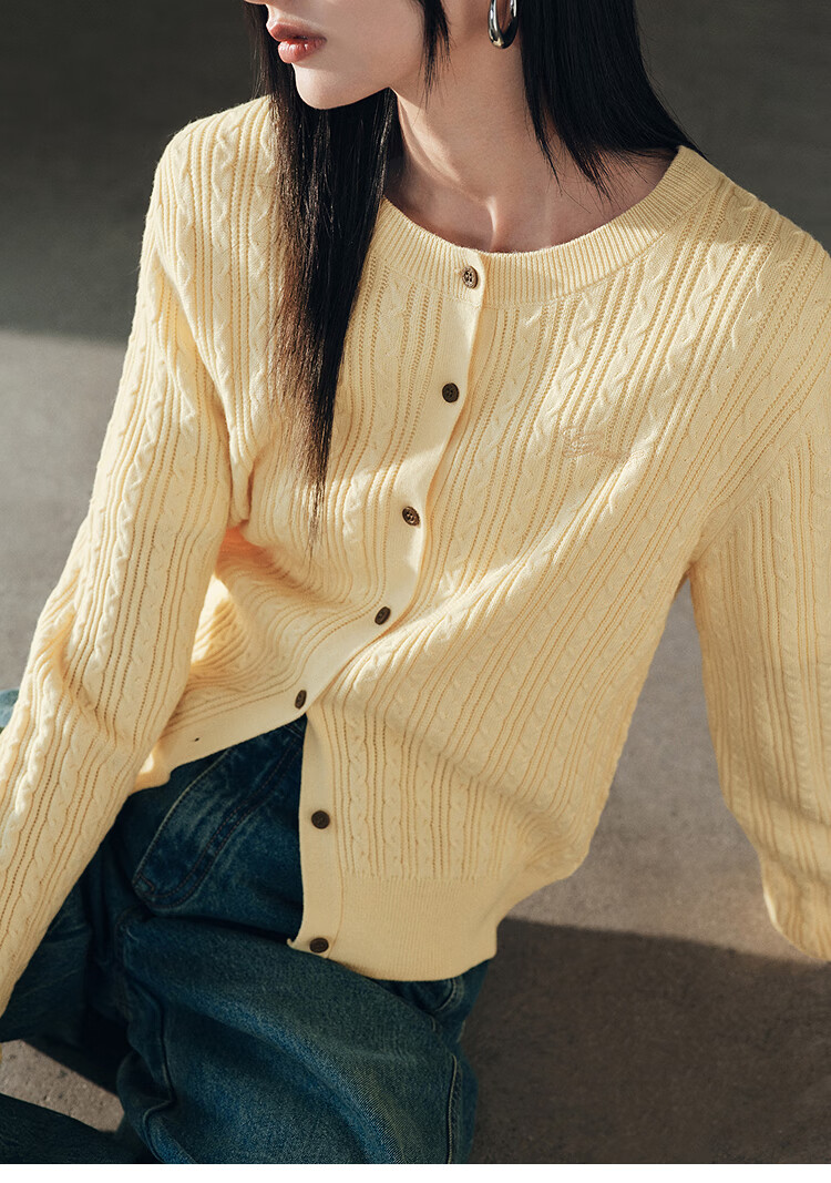 Taipingniao Women's Knit Sweater Miu Series Spring Inner Layer Slim-Fit Sweater Elegant New Year Outfit Red L 21