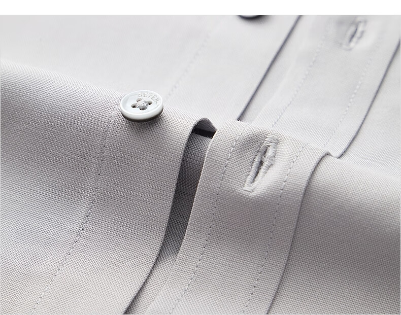 SEVEN Zhonghua Mandarin Collar Long Sleeve Shirt for Men, Spring And Autumn Season, Contains Modal, Chinese Style Casual Shirt 14