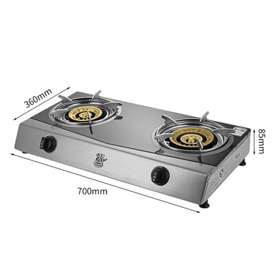 三角牌煤气灶三角牌家用带熄火保护煤气铜火盖双灶液化气猛火节能