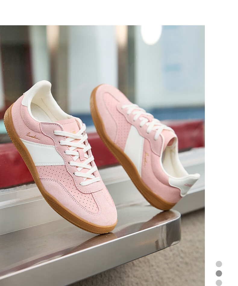 QIAODAN Women's Skateboard Shoes, T-Toe Shoes, Wave Thin-Soled Training Shoes, Sports Skateboard Shoes, Classic Couple Dopamine Outfit 49