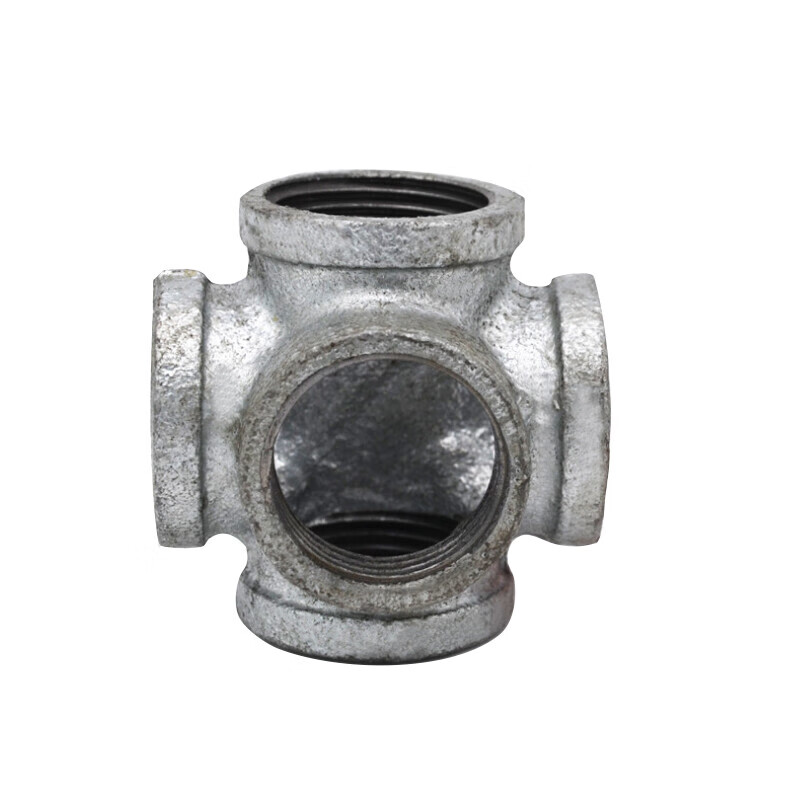 晟运玛钢管件连接件三通水暖配件四通热镀锌管弯头dn25dn100打压a8