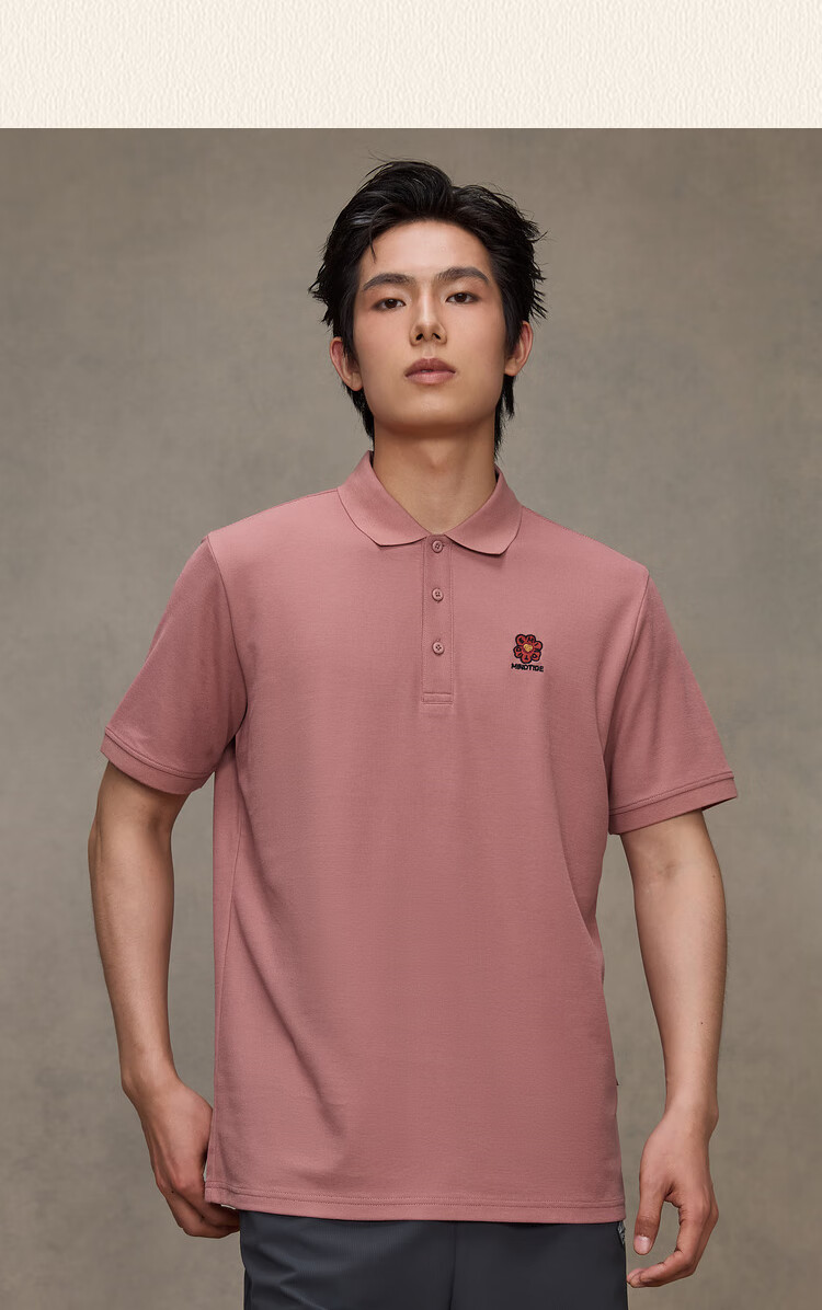 HLA Short-Sleeve Polo Shirt for Men, Yixin Cooling Sensation, Plus Size, Summer Wear 10