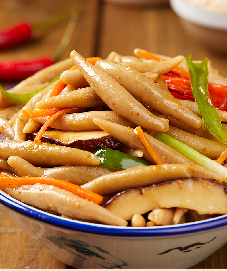 莜面鱼鱼15包山西特产手工速食面疙瘩半成品小吃0减低脂肪莜面鱼