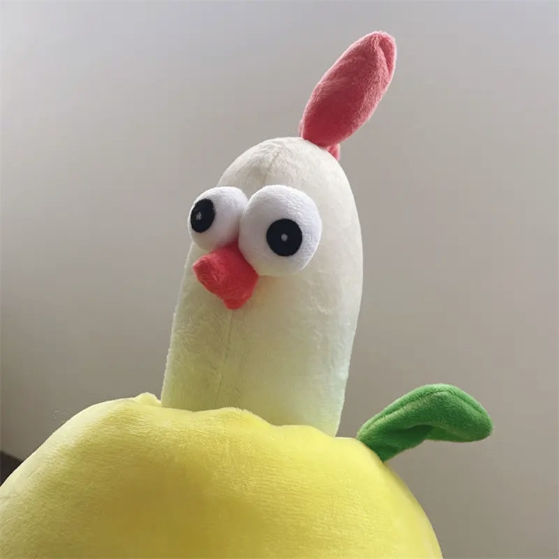 【京选优品】优趣优品蓝脖鸡梨蓝脖鸡梨沙雕创意恶搞搞怪公仔玩偶毛绒