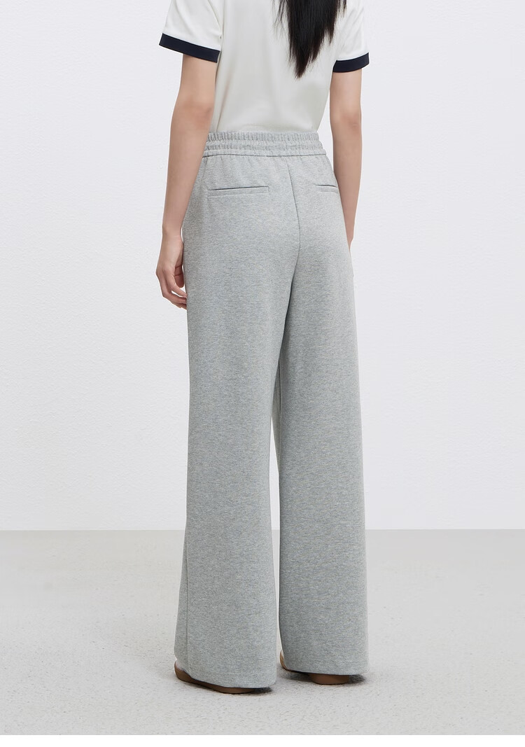 Taipingniao Women's Casual Pants, High-Waisted Cloud Pants, Spring Season, Soft And Skin-Friendly, Loose-Fitting, Slimming Wide-Leg Pants, Black, M 16