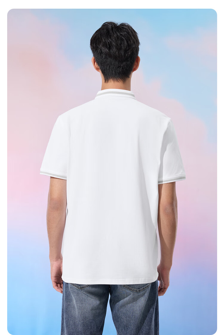 HLA Short-Sleeve Polo Shirt for Men, 25 PRINTINGMILE Cool-Touch Short Sleeve for Men in Summer 5