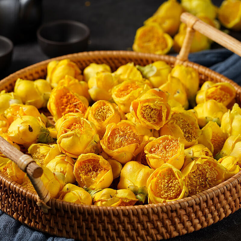 金花袋泡茶 金花茶广西十万大山茶叶冻干花特级精选超大瓶防普防城港