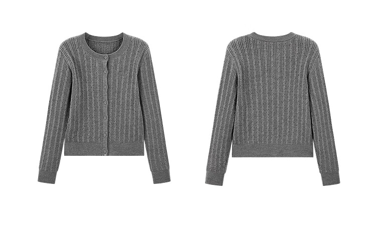 Taipingniao Women's Knit Sweater Miu Series Spring Inner Layer Slim-Fit Sweater Elegant New Year Outfit Red L 14