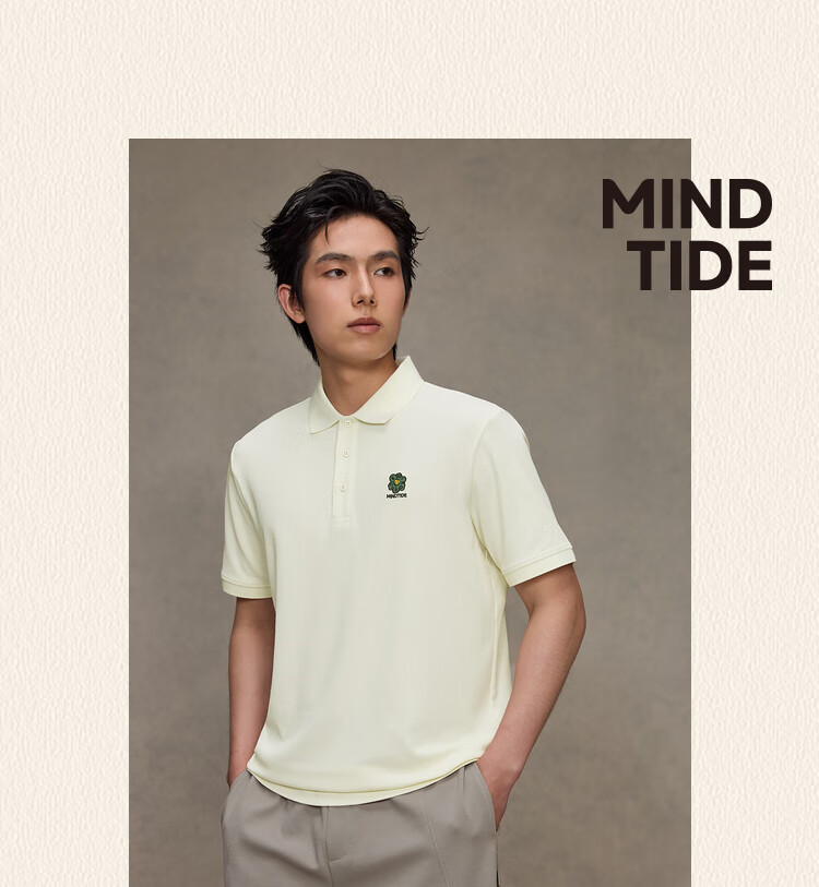 HLA Short-Sleeve Polo Shirt for Men, Yixin Cooling Sensation, Plus Size, Summer Wear 7