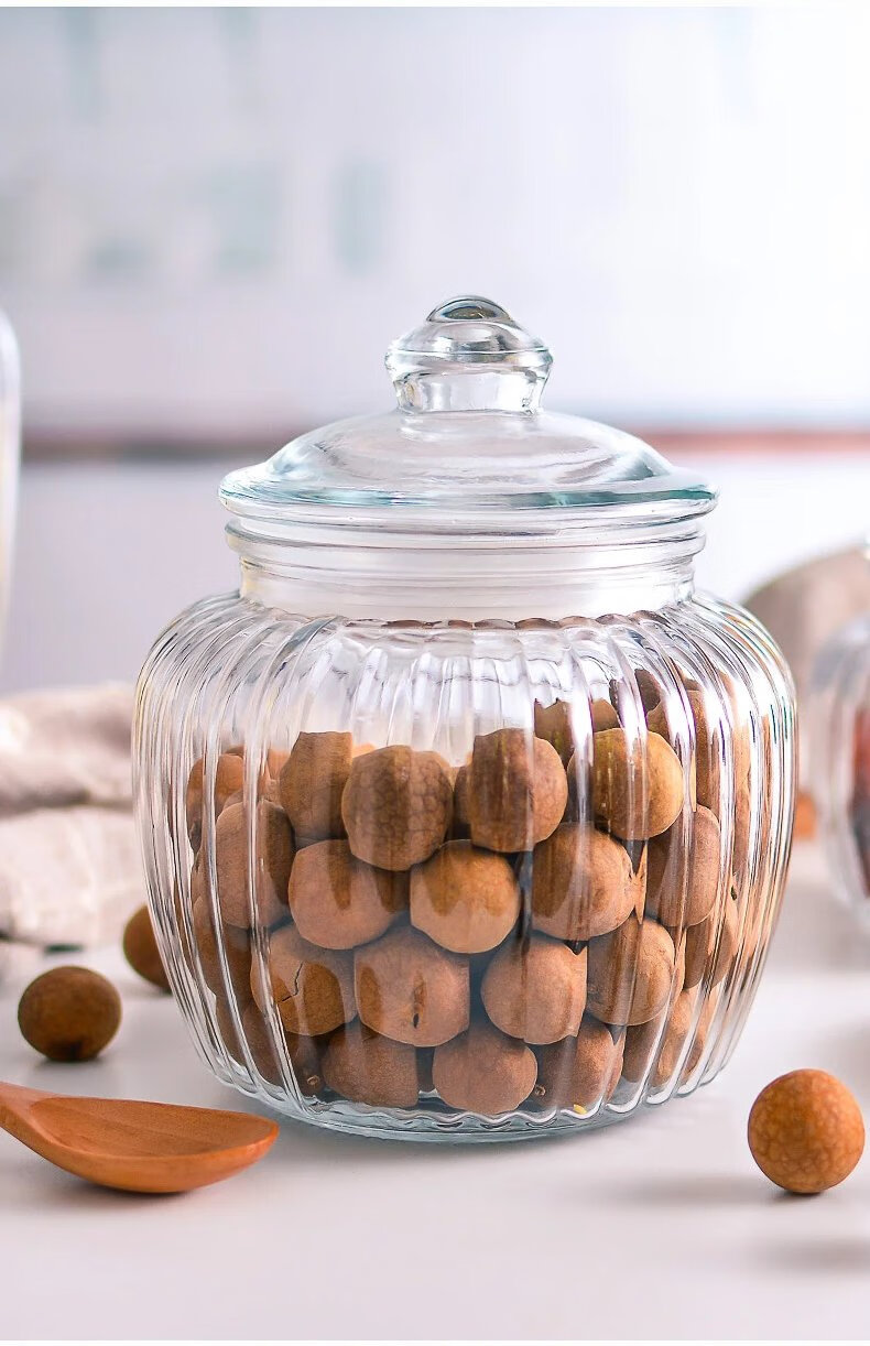 玻璃瓶密封罐腌制储物罐食品家用泡菜坛子腊八蒜咸菜空瓶腌菜罐子同款