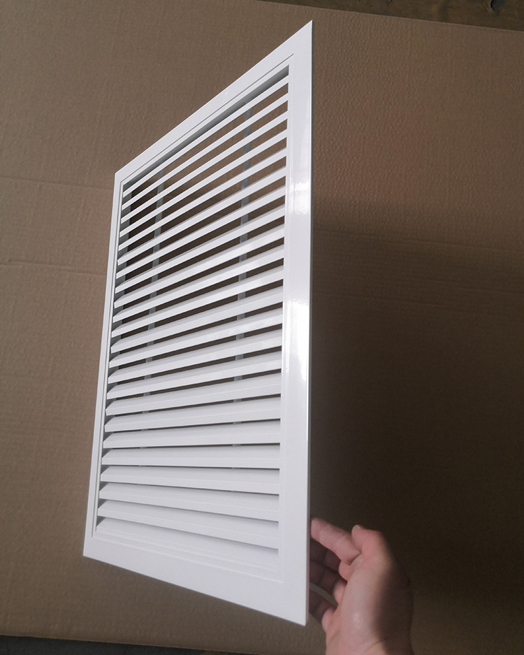 定做铝合金单层百叶风口柜门薄型通风口百叶窗煤气天然气通风口开孔