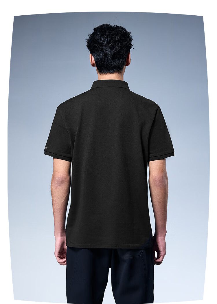 HLA Short-Sleeve Polo Shirt for Men, Light Business Aviation Series, Cool-Feeling Short Sleeves for Men in Summer 6