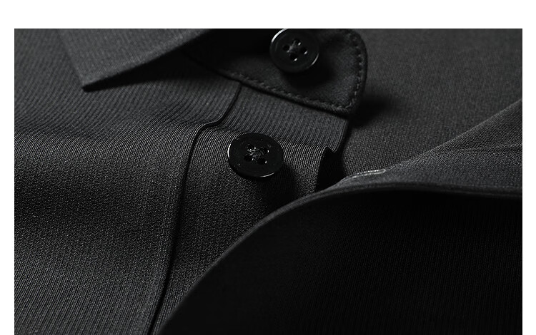 YOUNGOR Summer 2026 New Youth Business Casual Short-Sleeve Polo Shirt, Black, XL (Recommended for 150-165 Lbs) 18