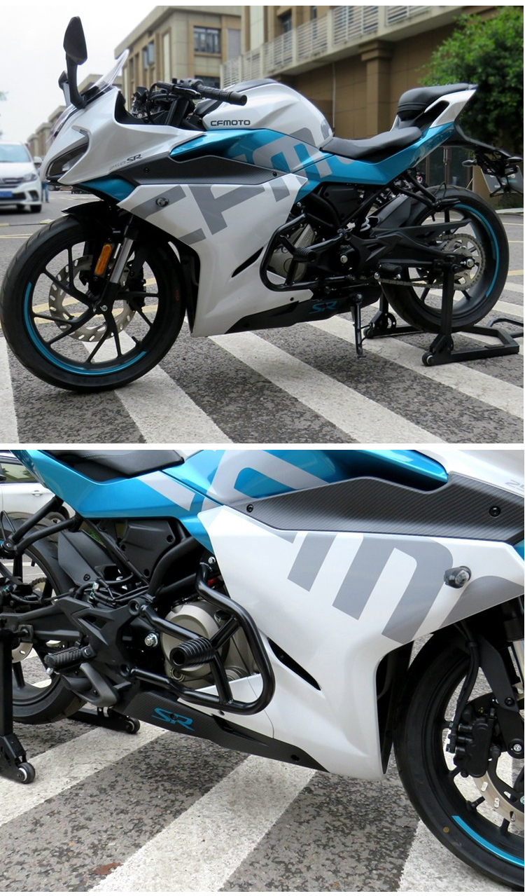 限时特价适用春风250sr发动机保险杠cf2506a前护杠竞技防摔杠水箱罩